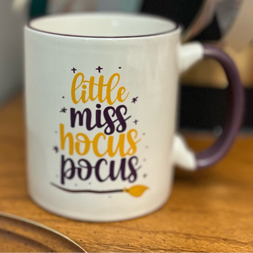 Charming Hocus Pocus Mug - White and Purple